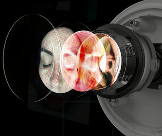 110-220V Analisis Kerut Peralatan Deteksi Kulit 12 Megapixel Solusi Tinggi RGB / UV CCD