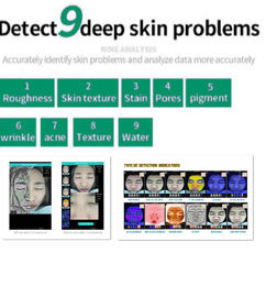 Mesin Analisis Kerut Visage Terbaru / Penganalisis Kulit Profesional