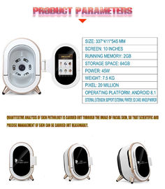 40W Portable Skin Analyzer Sistem Masalah Profesional 3D Tepat