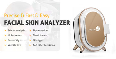 Mesin Wood Lamp Smart Magic Mirror Skin Analyzer Dengan Layar Sentuh