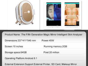 Home Skin Hair Testing Analysis Machine 3d Digital Amati Abs Material