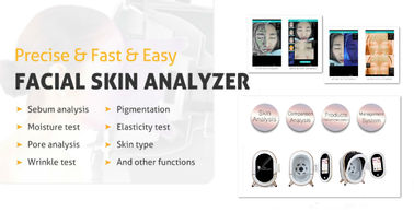 White Smart Facial Skin Analyzer Kamera Resolusi Tinggi 10.6Kg GW