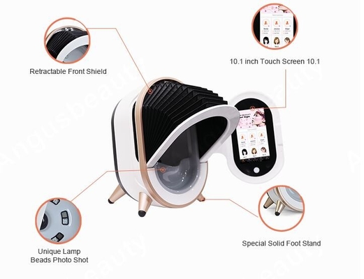 Mesin Wood Lamp Smart Magic Mirror Skin Analyzer Dengan Layar Sentuh