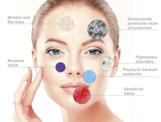 7 Bahasa Kekasaran Mesin Penganalisis Kulit Perangkat Dermatologi Wajah